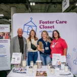non-profit donations and new clothes for children in foster care